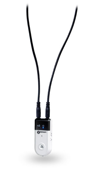 Verstärkte Bluetooth-Freisprecheinrichtung mit Magnetische Halsschlaufe für Handy, TV, PC