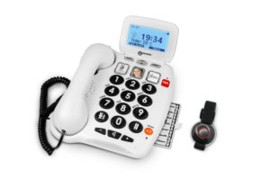 Multifunktionales Telefon mit Notrufarmband