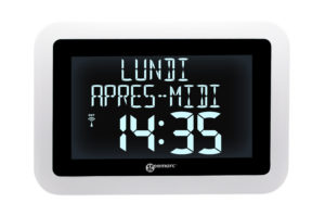 Horloge numérique avec affichage de la date et 4 différents niveaux de luminosité