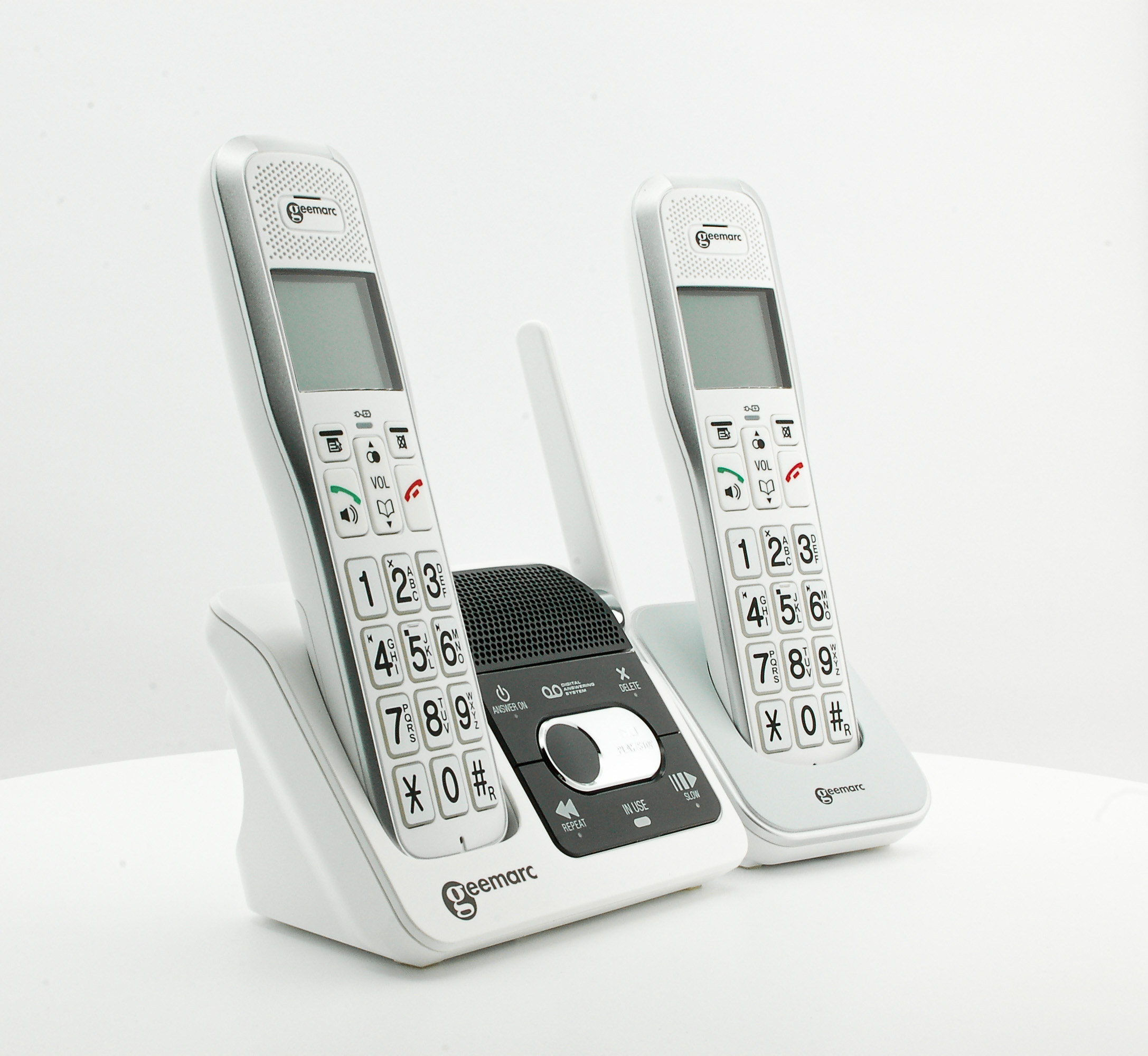 Geemarc - AMPLIDECT 595-2 : Duo de Téléphones fixes sans fil