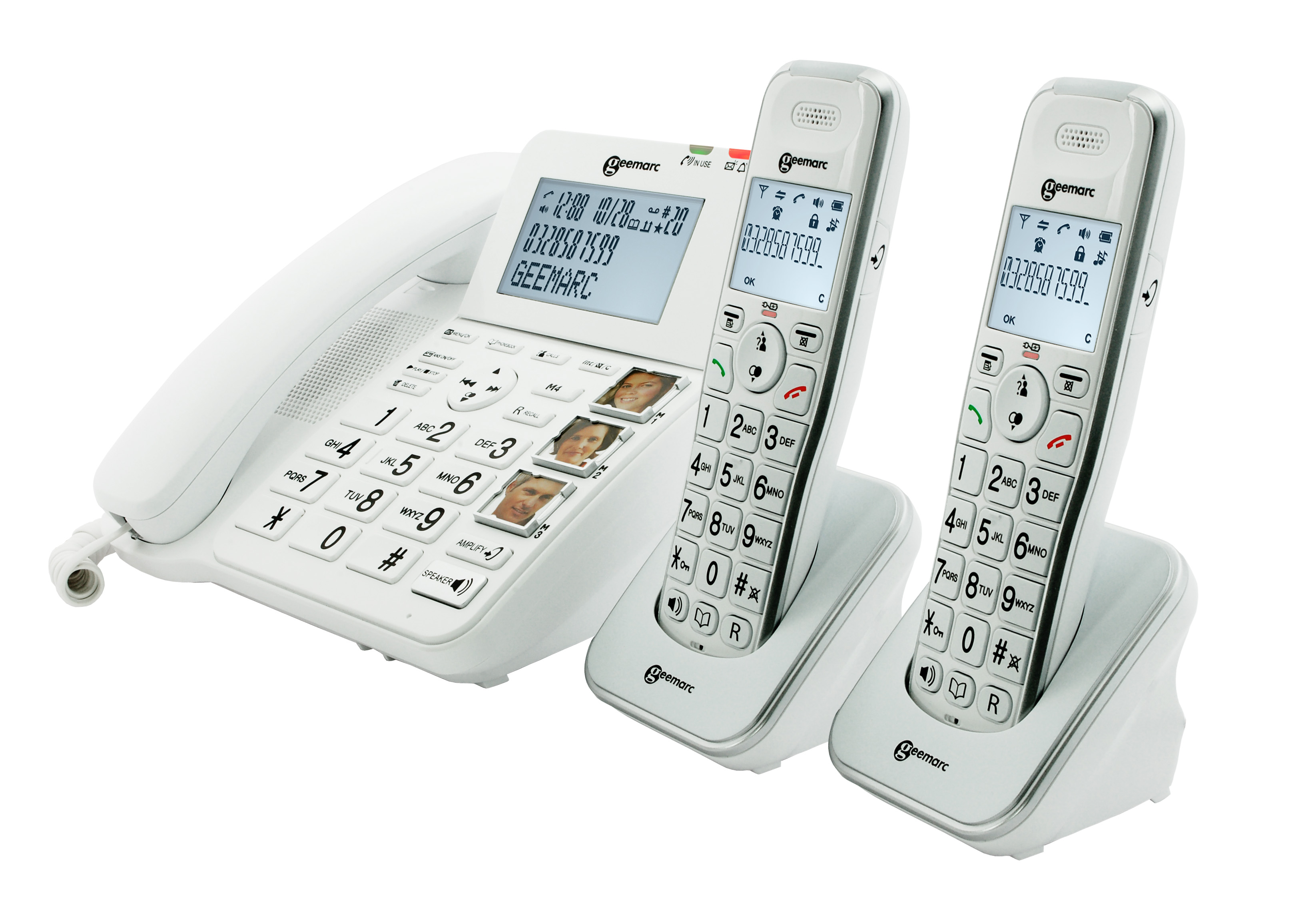 Pack Duo Téléphones Sans-Fil Amplidect 295 avec répondeur