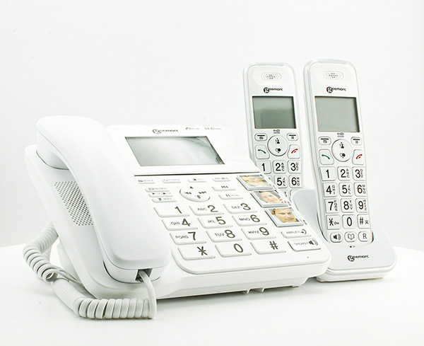 Geemarc Amplidect Combi 295 : Téléphone fixe senior avec répondeur