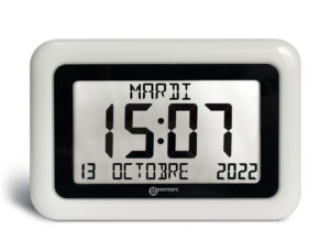 Horloge avec grand afficheur numérique et calendrier