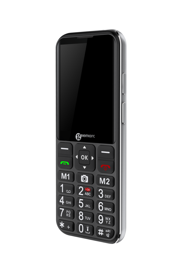 Téléphone portable 4G amplifié avec grand écran et appareil photo