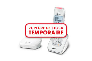 Téléphone amplifié numérique sans fil avec base DECT séparée