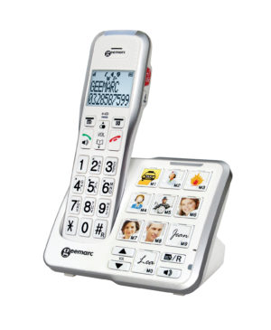 Amplified 50dB Cordless Phone with Customisable Photo Memories