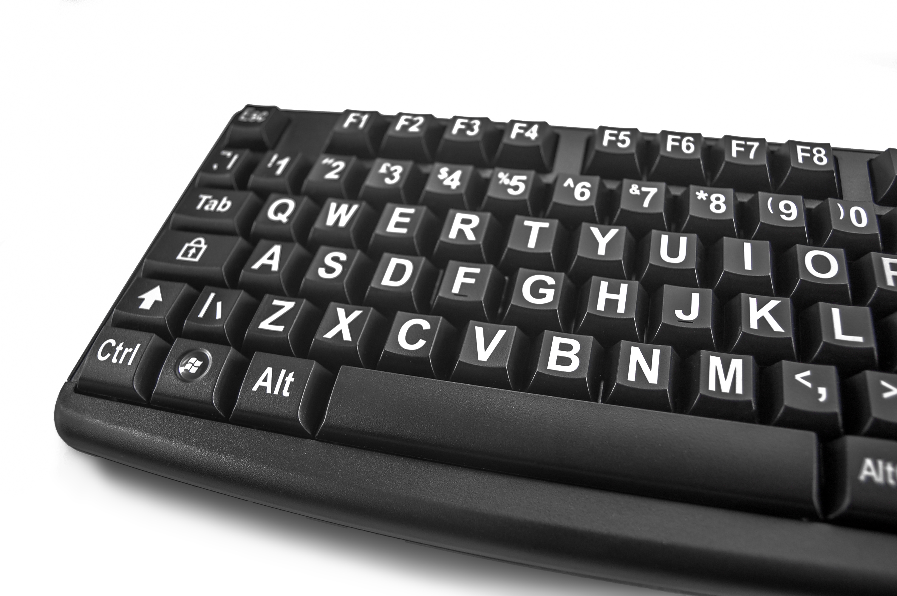 regular keypad with letters