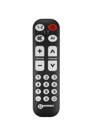 Universal remote control - 19 programmable buttons