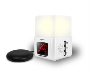 Alarm clock with lamp