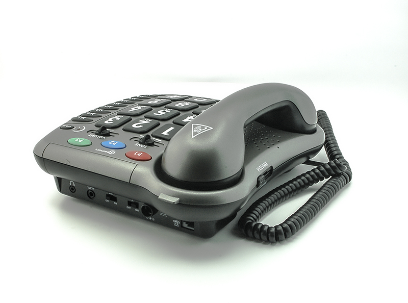 Téléphone fixe filaire pour malentendants Geemarc Amplipower40/50