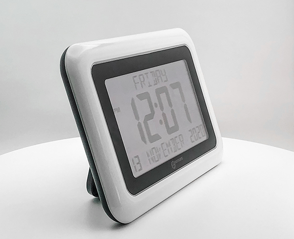  GEEMARC VISO10 - Reloj de día atómico extra grande, fácil de  leer y configurar. Ideal para personas con demencia o Alzheimer. Batería  operada sin luz trasera ni cables de arrastre, sin