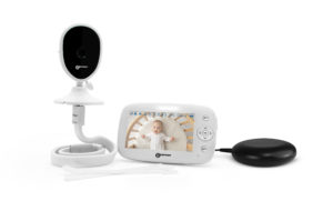 Video baby monitor with shaking pad