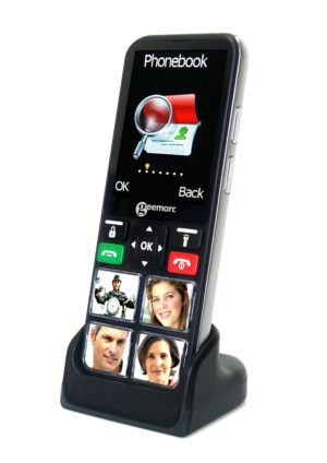 4G amplified mobile phone with photo memories, SOS button and large screen