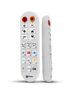 Infrared universal remote control with 10 photo memories