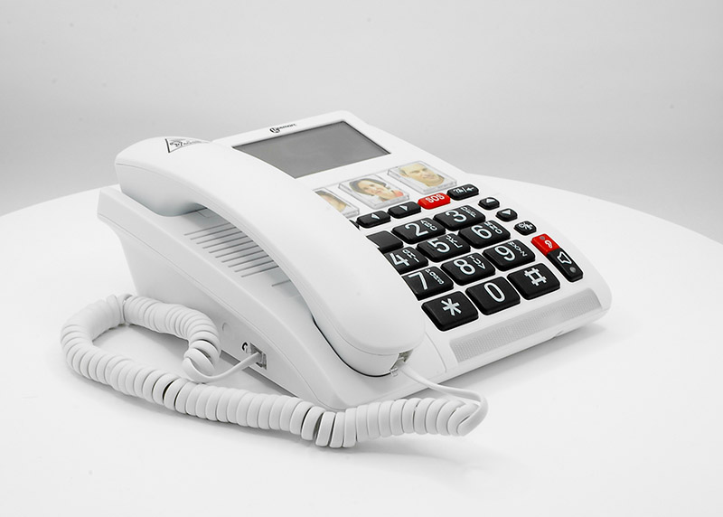 Téléphone fixe filaire Geemarc CL9000 à carte SIM 4G